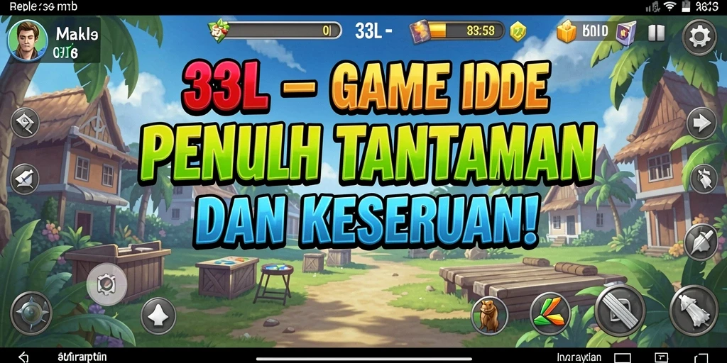 Tampilan gameplay Idle yang menarik dan penuh warna.