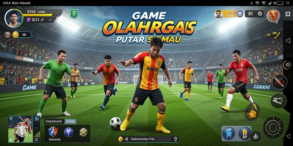 Tangkapan layar gameplay menampilkan pengalaman seru dalam olahraga.