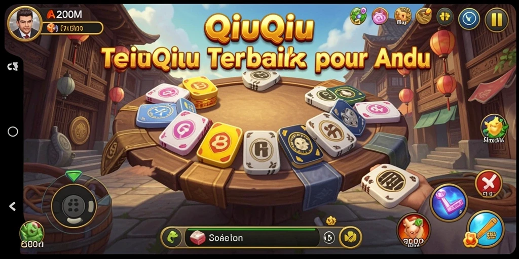 Tampilan screenshot gameplay QiuQiu A200M yang menarik dan seru.