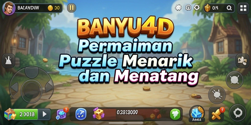 Tampilan gameplay BANYU4D yang menampilkan berbagai jenis puzzle menarik.