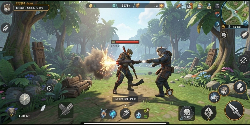 Tangkapan layar dari gameplay EE789 yang mendebarkan dan interaktif.
