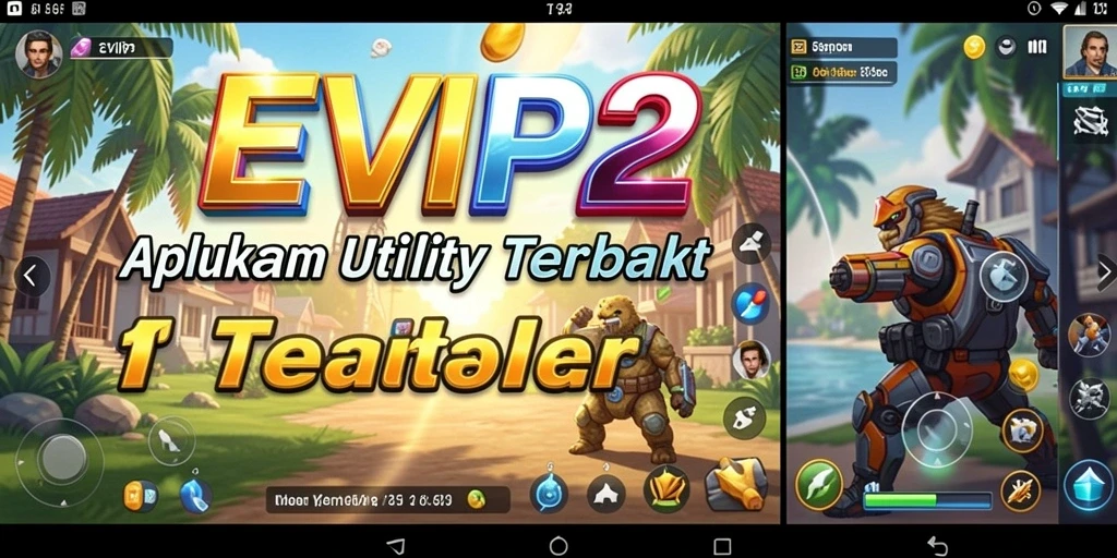 Tampilan aplikasi EVIP2 yang intuitif dan mudah digunakan.