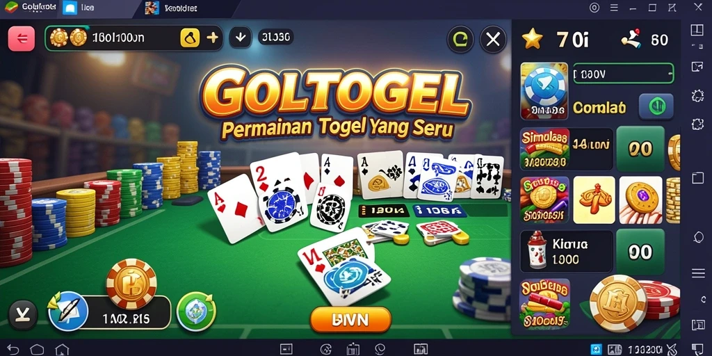Menampilkan gameplay seru dan menarik dari GOLTOGEL.