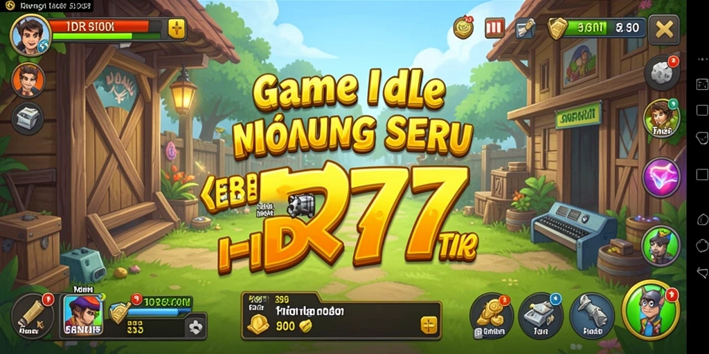 Screenshot gameplay IDR77 menampilkan keseruan bermain Idle.