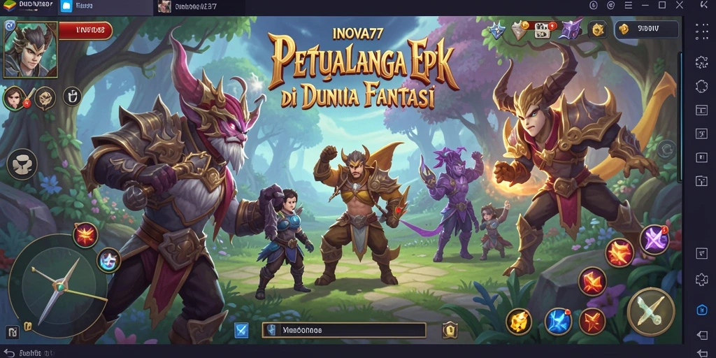 Tampilan gameplay <strong>INOVA77</strong> yang mendebarkan dalam dunia RPG.