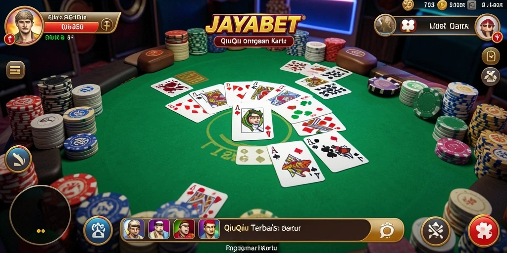 Gameplay menarik JAYABET dalam permainan QiuQiu yang seru.