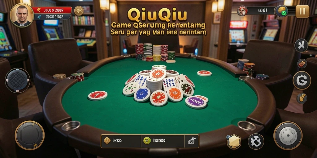 Tampilan gameplay JKTOK dengan suasana bermain QiuQiu yang seru.