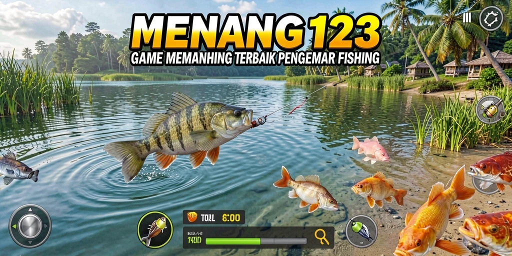 Gameplay seru dengan pengalaman memancing yang realistis.