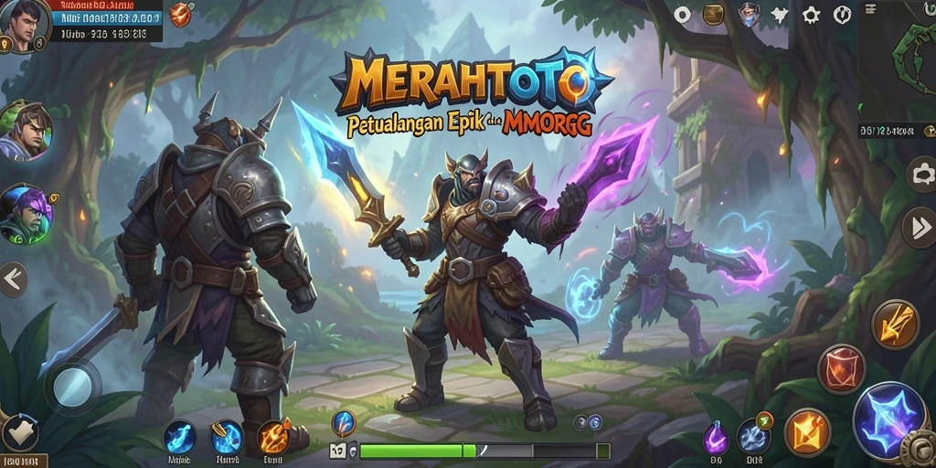 Gameplay seru dalam MERAHTOTO dengan petualangan epik.