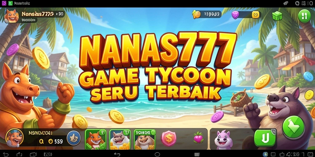 Tampilan gameplay NANAS777 yang menarik dan penuh warna.