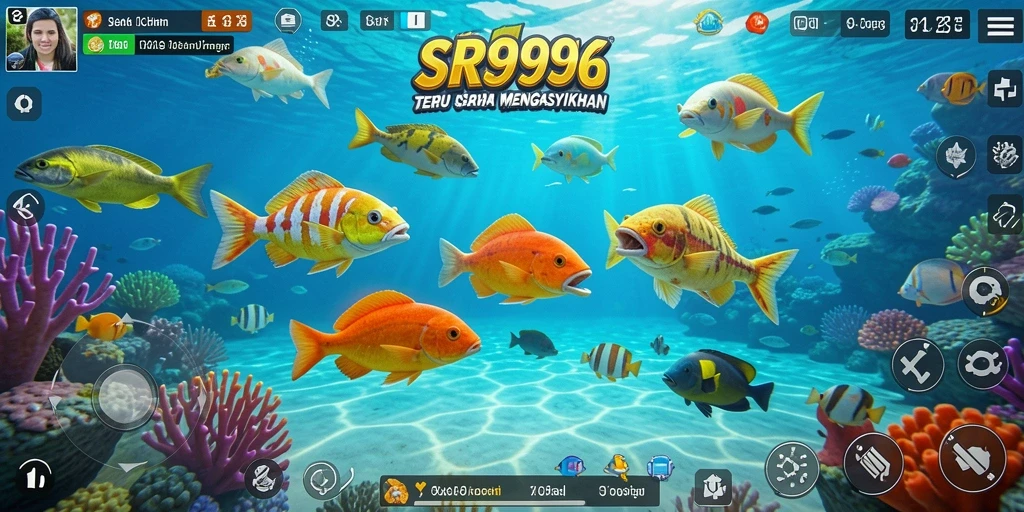 Gameplay seru SR996 menanti Anda dengan berbagai ikan untuk ditembak.
