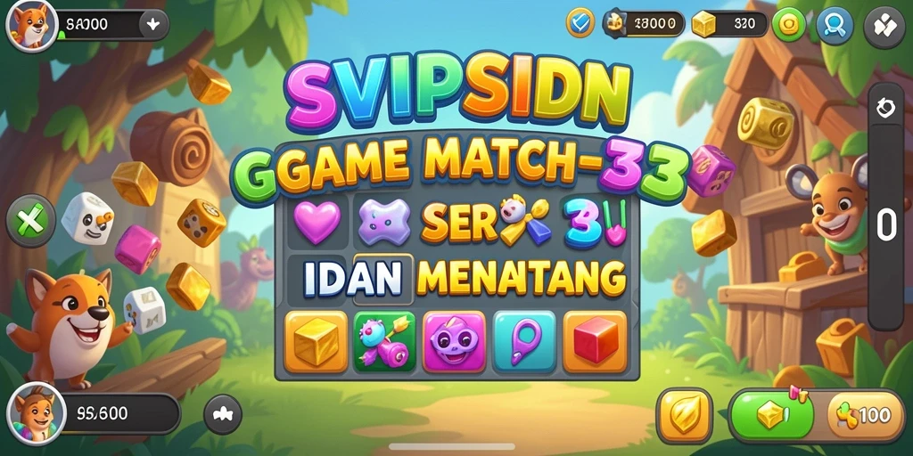 Tampilan gameplay seru dari SVIPSIDN yang penuh warna.