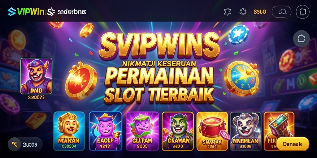 Screenshot menampilkan gameplay seru dan grafis menawan dari SVIPWINS Slot.