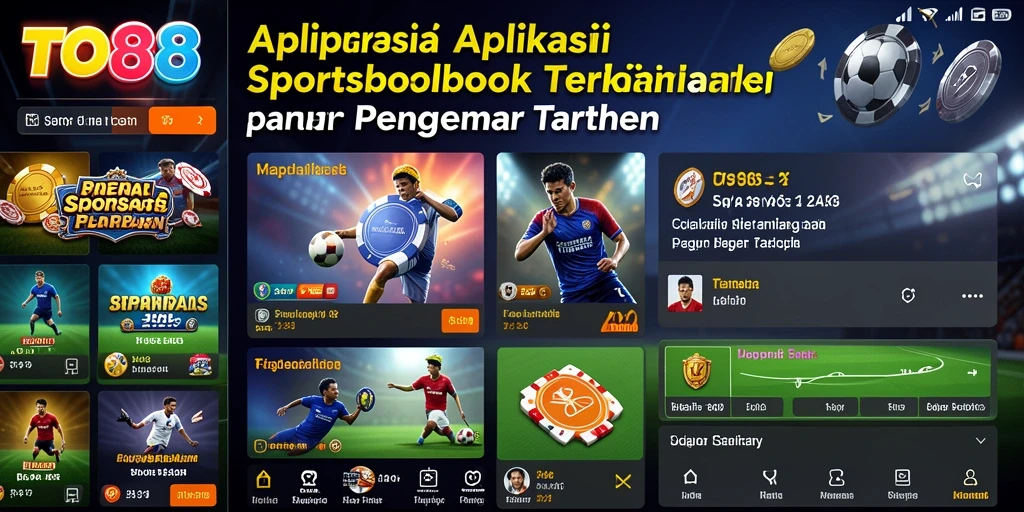 Tampilan antarmuka TO88 yang menarik dalam gameplay Sportsbook.