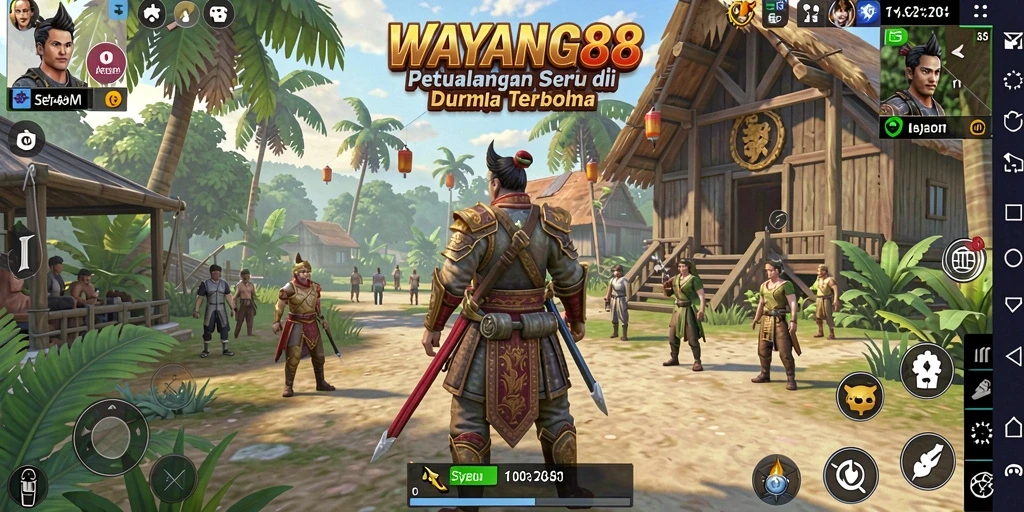 Tampilan screenshot dari gameplay WAYANG88 yang menampilkan dunia terbuka yang menakjubkan.