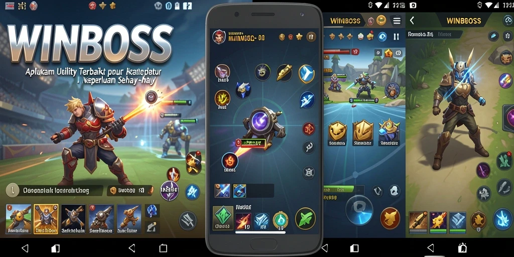Screenshot aplikasi WINBOSS menampilkan antarmuka yang bersih dan fungsional.